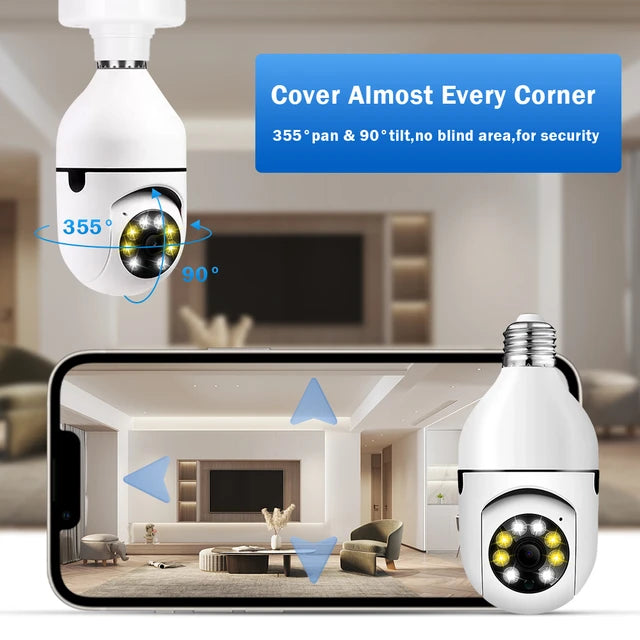 Wireless Wifi Light Bulb Camera Security Camera (60% OFF TODAY!)