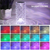 16 Colors Rechargeable Crystal Diamond Table Lamp (60% OFF TODAY!)