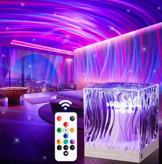 Cozy And Soothing Crystal Cube Projector Lamp (60% OFF TODAY!)