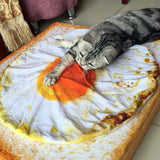 Toast Bed And Omelette Mat/Blanket For Cats (50% OFF TODAY!)