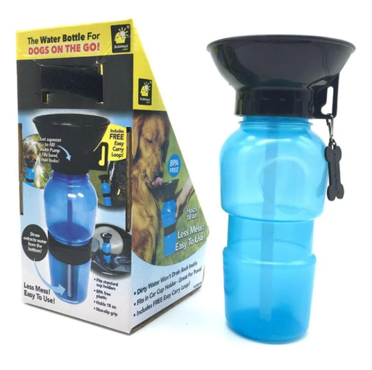 Portable Dog Travel Water Bowl Bottle (60% OFF TODAY!)