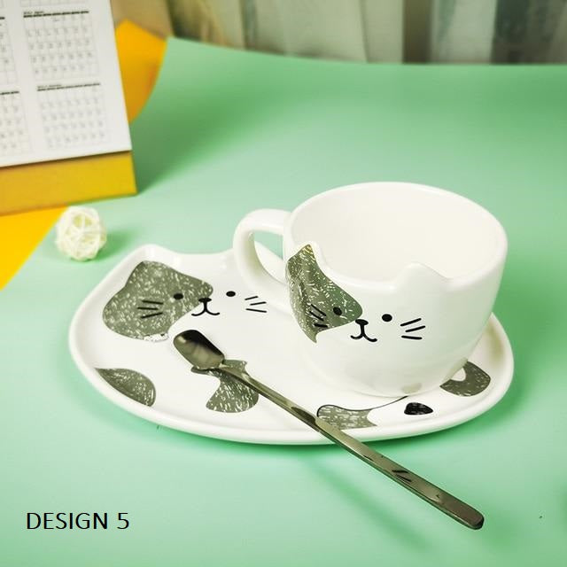 Cute Cat Ceramic Mug Set (60% OFF TODAY!)