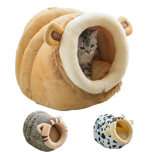 Winter Warm Cat Cave House Pet