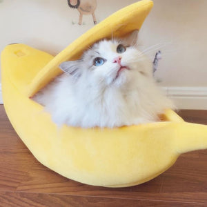 Banana Pet Cat Bed